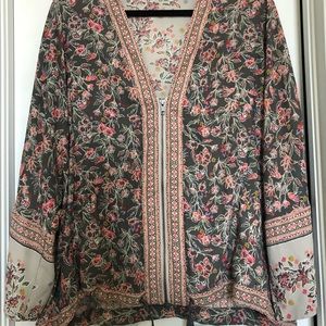 Free people floral kimono jacket